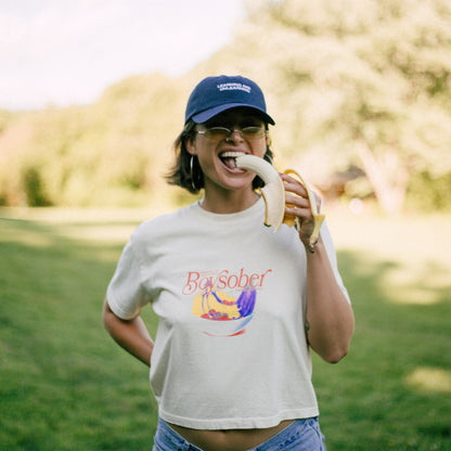 BANANASOBER CROPPED TEE